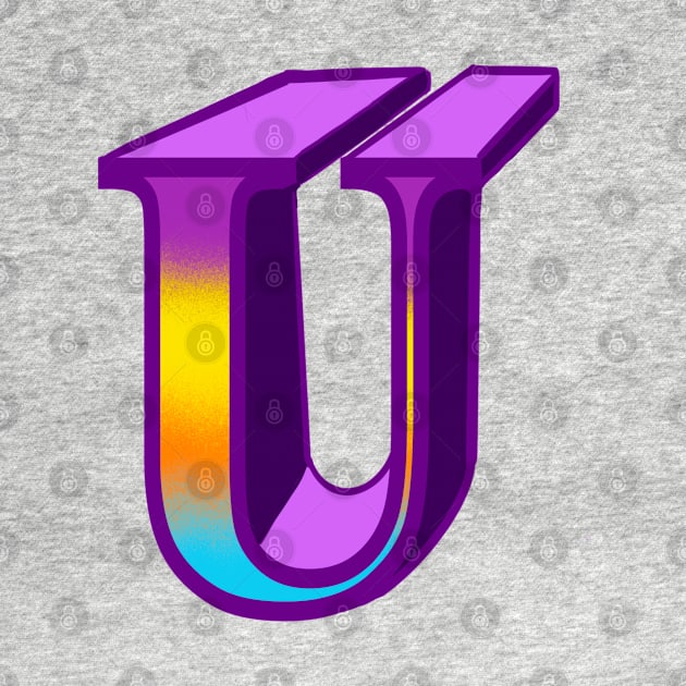 Top 10 best personalised gifts 2022  - Letter U ,personalised,personalized with pattern by Artonmytee